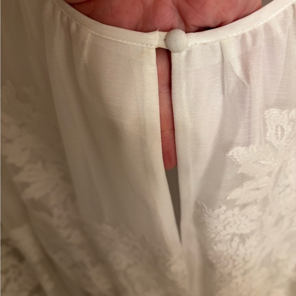 NWOT J.Peterman White Lace Dress - Picture 9 of 10